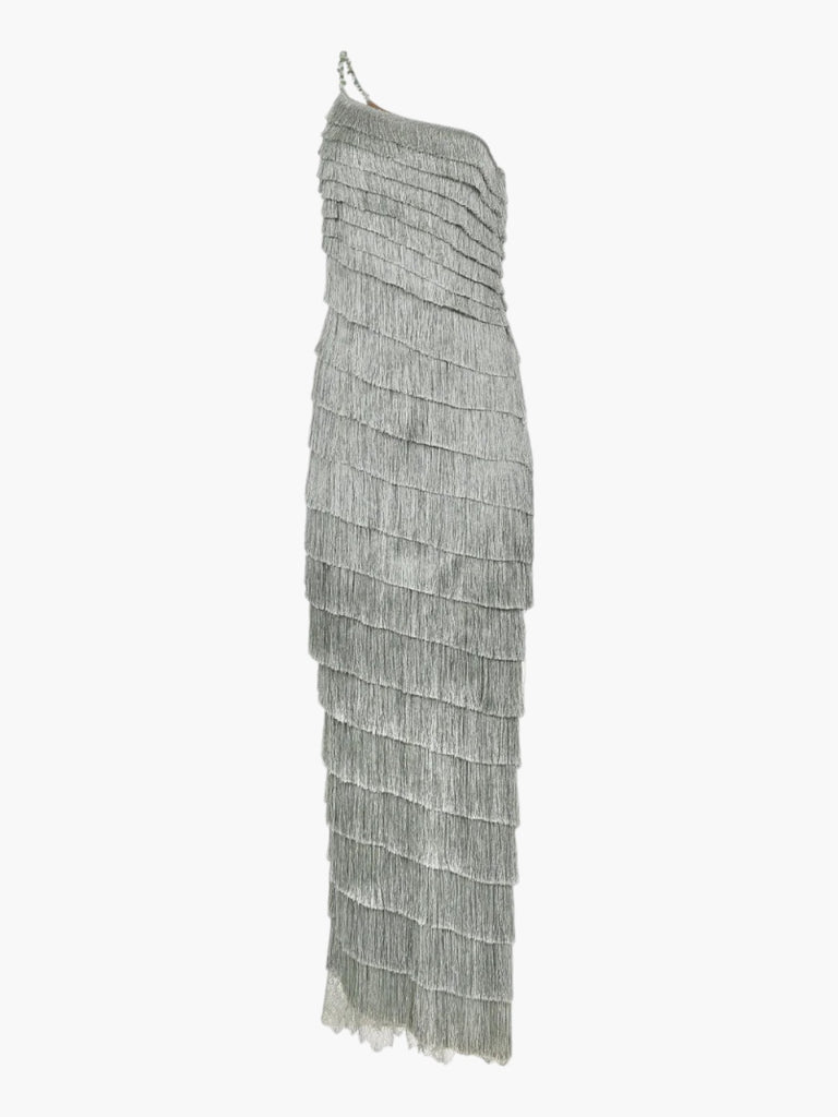 Isidora Fringe Dress | Mint | Fashionkind