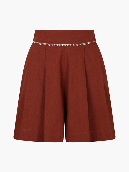 Amalia Shorts | Brown