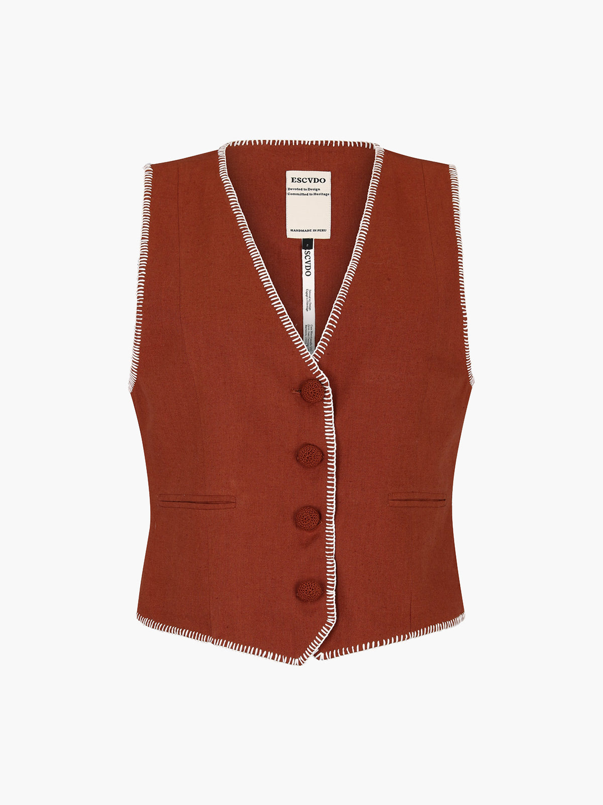 Amuleto Vest | Brown Amuleto Vest | Brown - Fashionkind