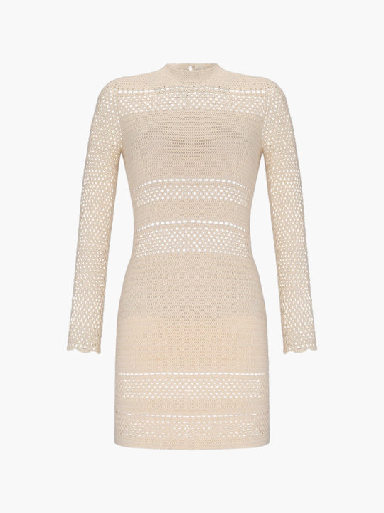 Nauta Crochet Mini Dress | Ivory