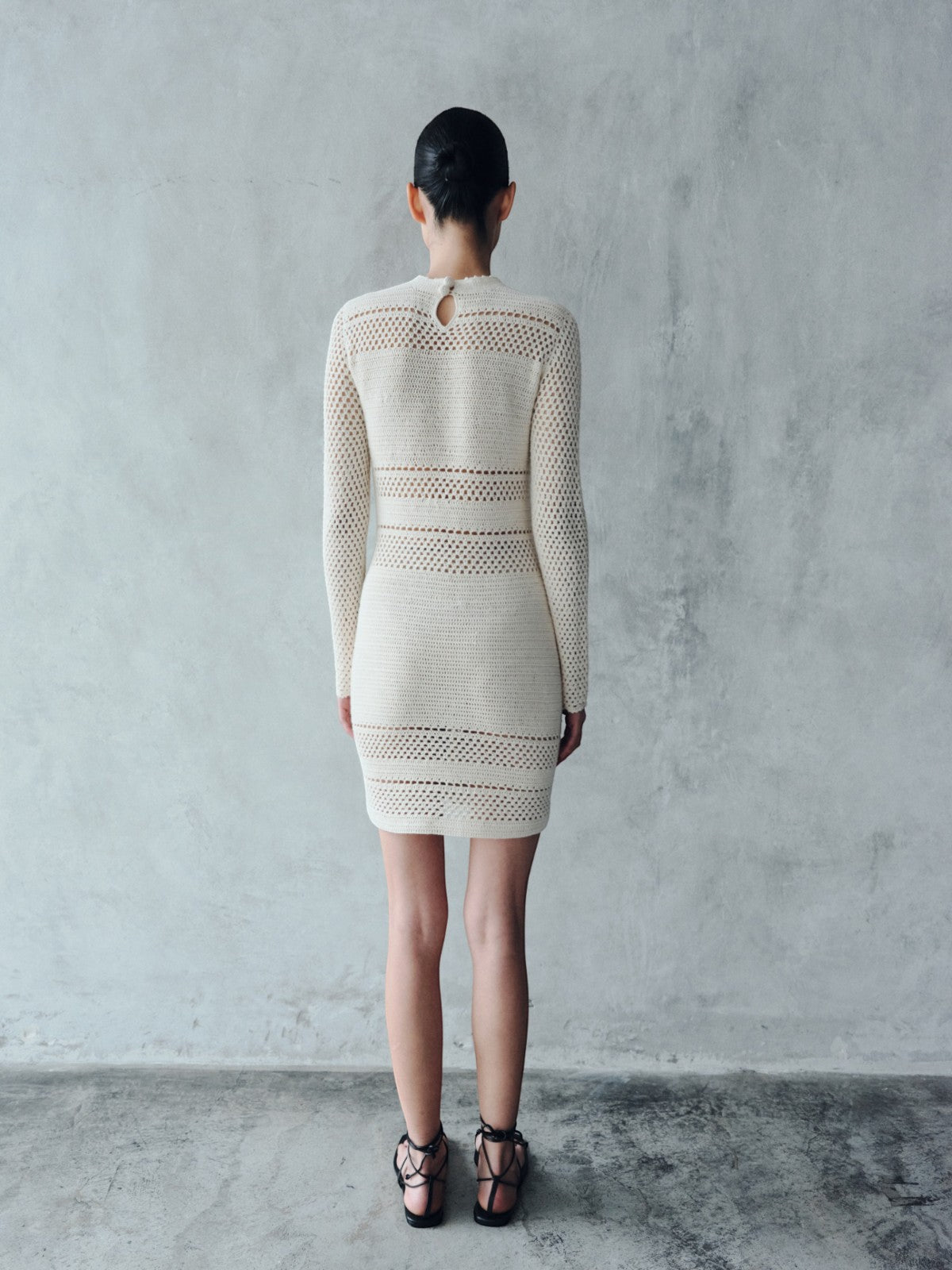 Nauta Crochet Mini Dress | Ivory Nauta Crochet Mini Dress | Ivory