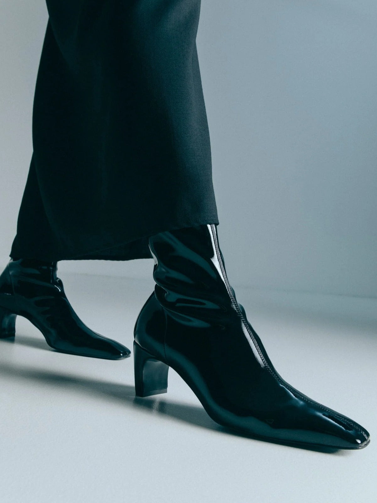 The Glove Boot | Black Patent
