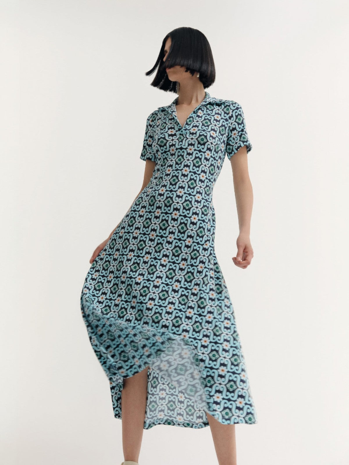 Amates Dress | Ikan Mini Print Amates Dress | Ikan Mini Print