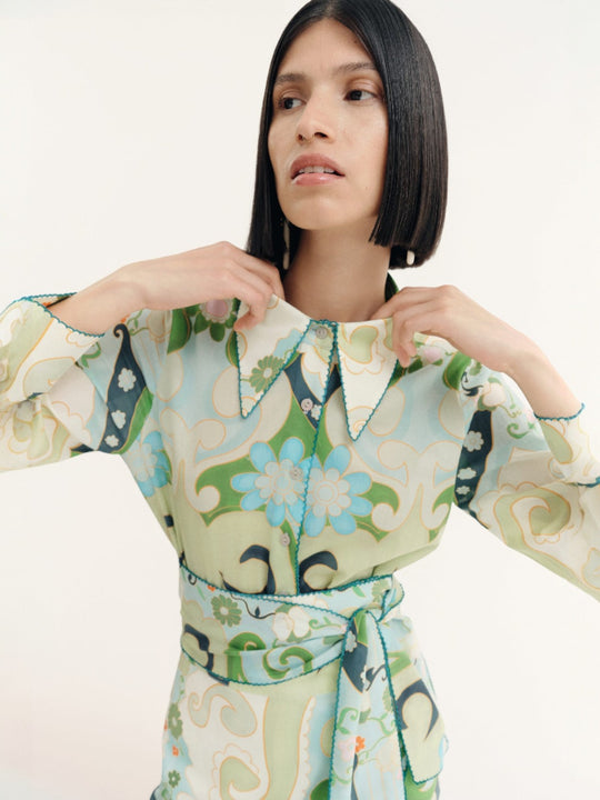 Carmela Blouse | Anona Print