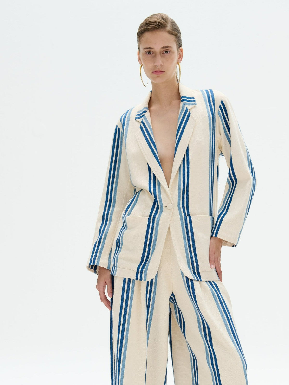 Alamar Blazer | Ivory Alamar Blazer | Ivory - Fashionkind