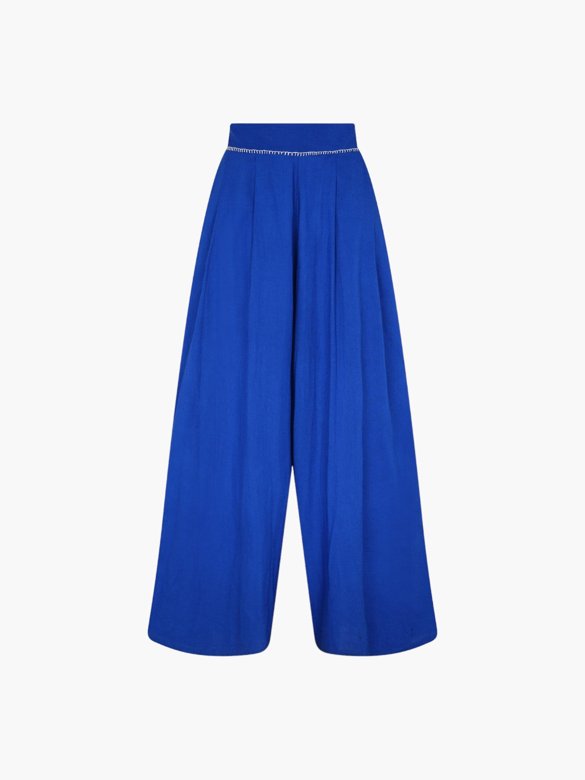 Amalia Pants | Electric Blue/Ivory Amalia Pants | Electric Blue/Ivory - Fashionkind