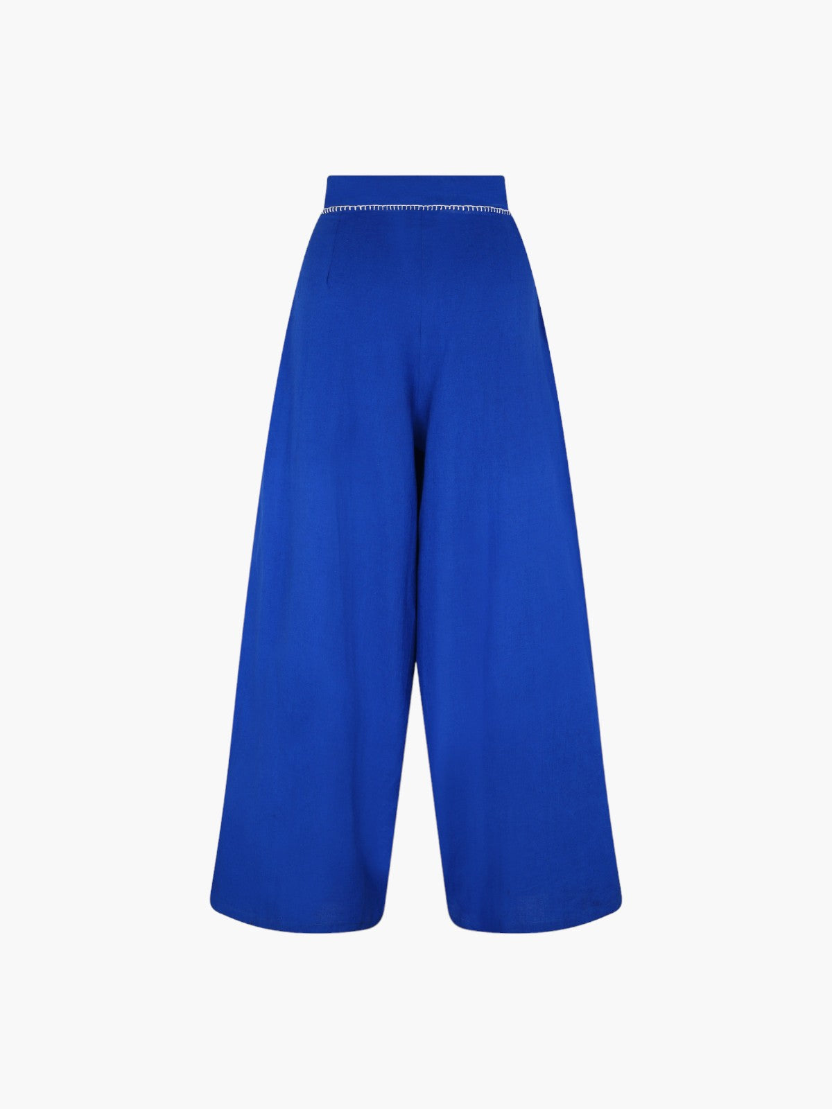 Amalia Pants | Electric Blue/Ivory Amalia Pants | Electric Blue/Ivory - Fashionkind