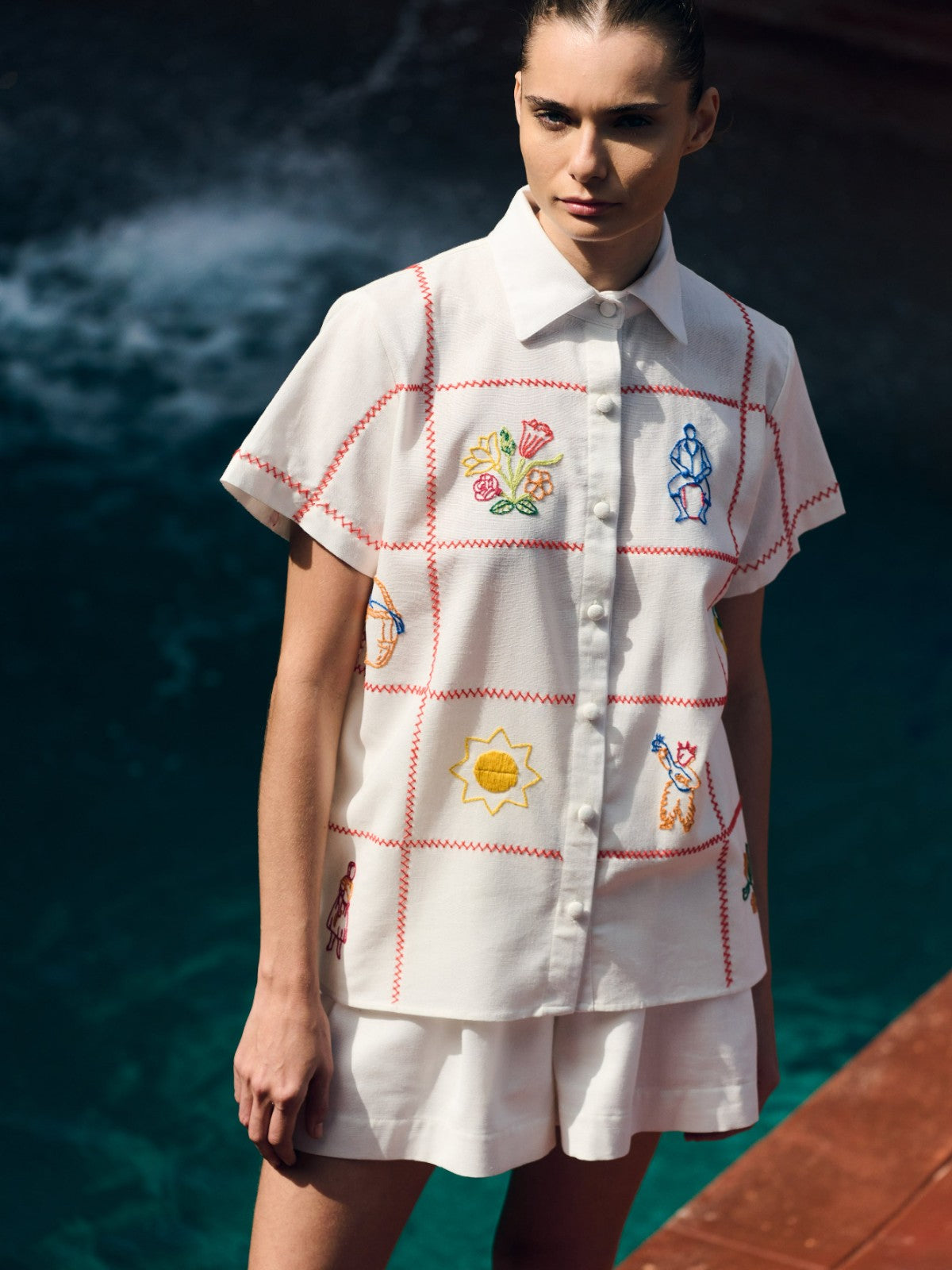 Amalia Shorts | Ivory Amalia Shorts | Ivory