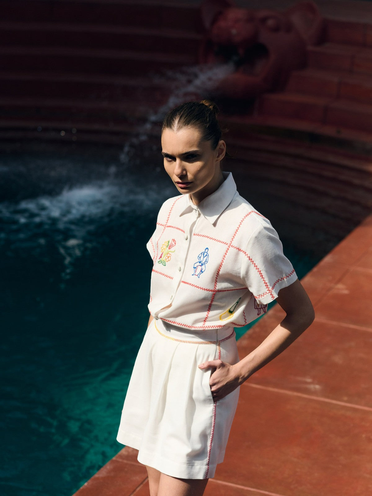 Amalia Shorts | Ivory Amalia Shorts | Ivory