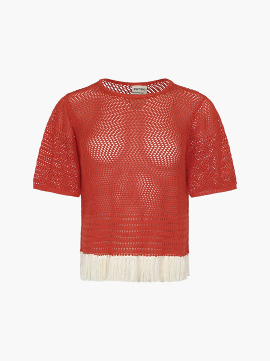 Carisa Blouse | Tangerine