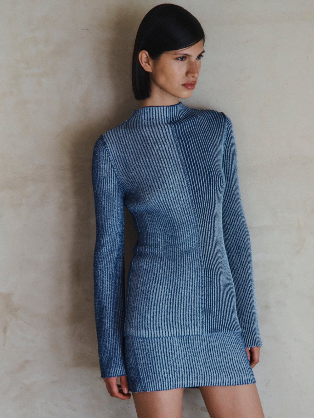 Dual Mini Skirt | Blues Dual Mini Skirt | Blues - Fashionkind