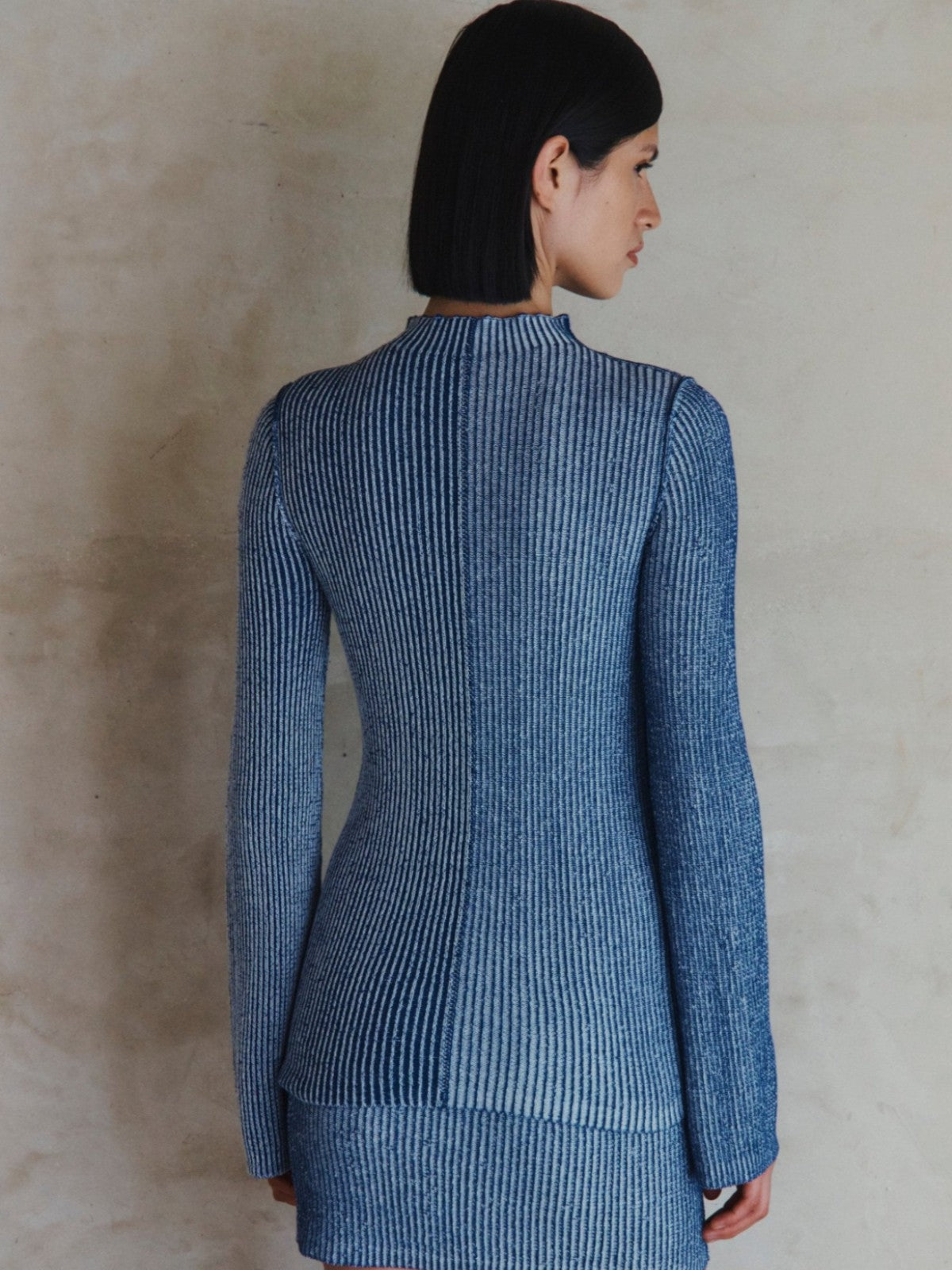 Dual Mini Skirt | Blues Dual Mini Skirt | Blues - Fashionkind
