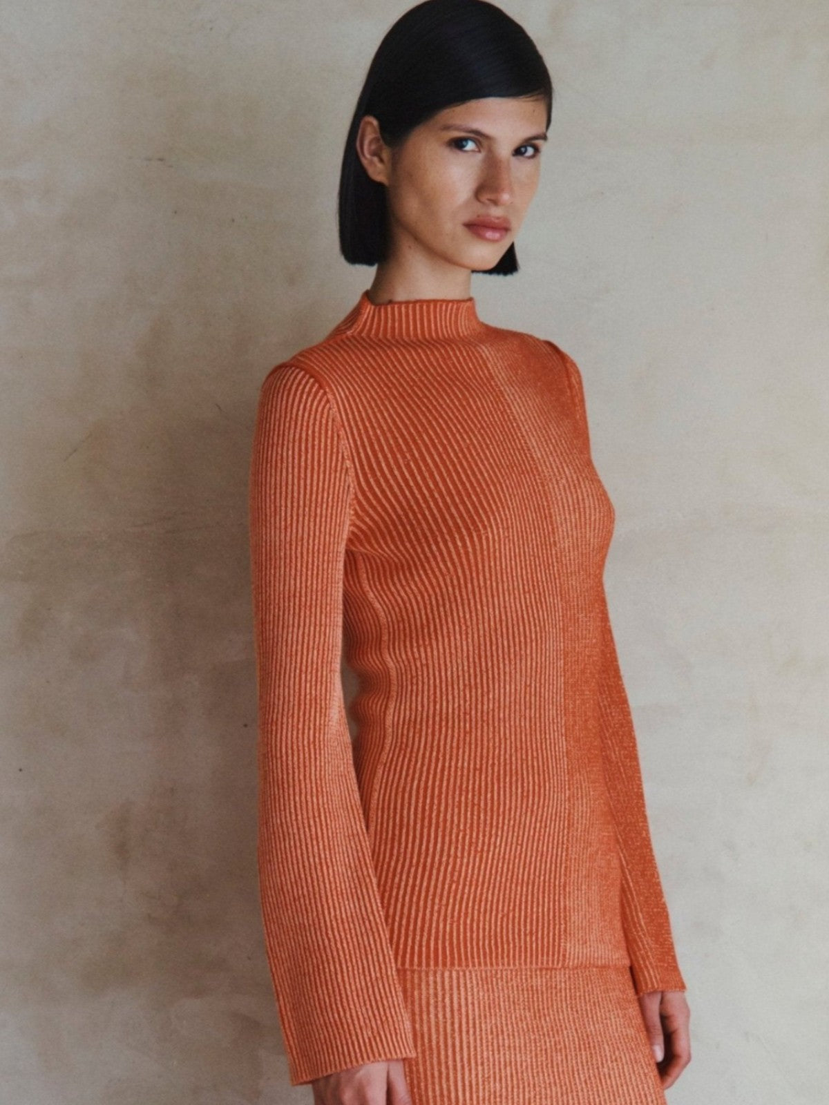 Dual Mini Skirt | Tangerine Dual Mini Skirt | Tangerine - Fashionkind