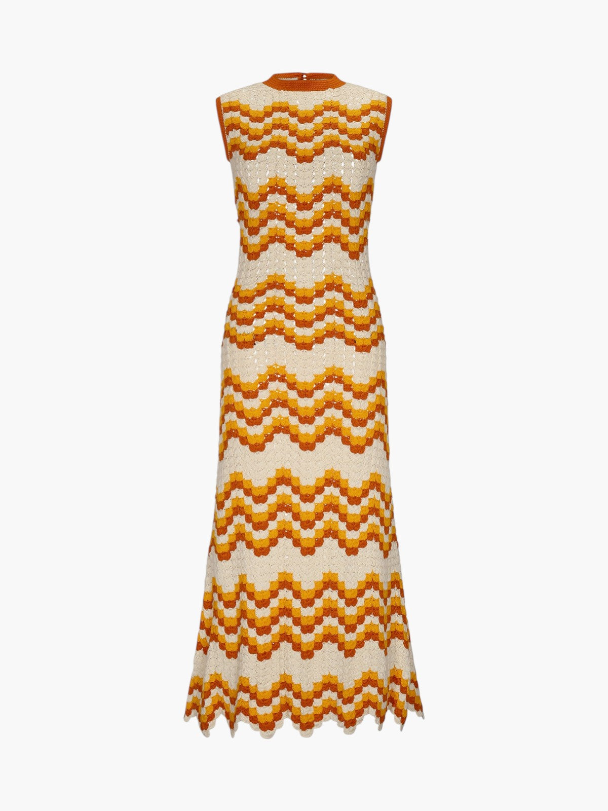 Huayna Crochet Maxi Dress | Yellow/Orange Huayna Crochet Maxi Dress | Yellow/Orange