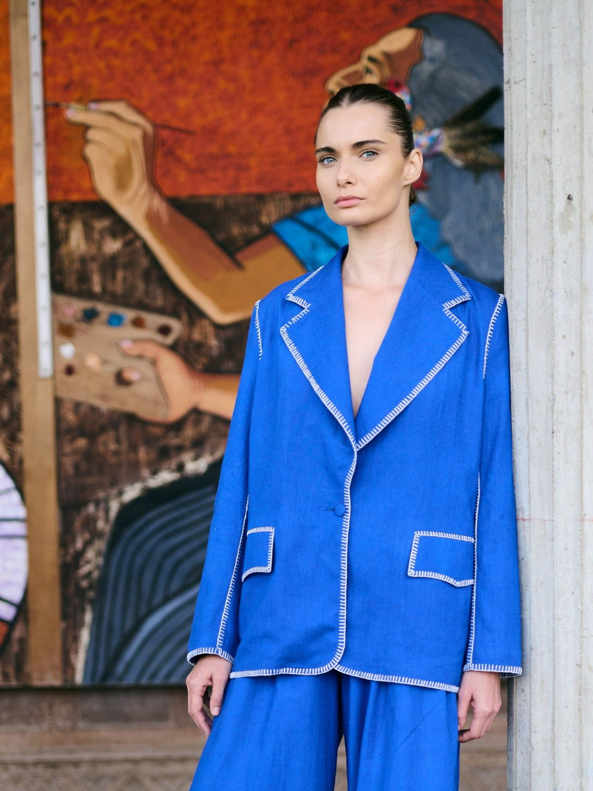 Jarana Blazer | Electric Blue Jarana Blazer | Electric Blue - Fashionkind