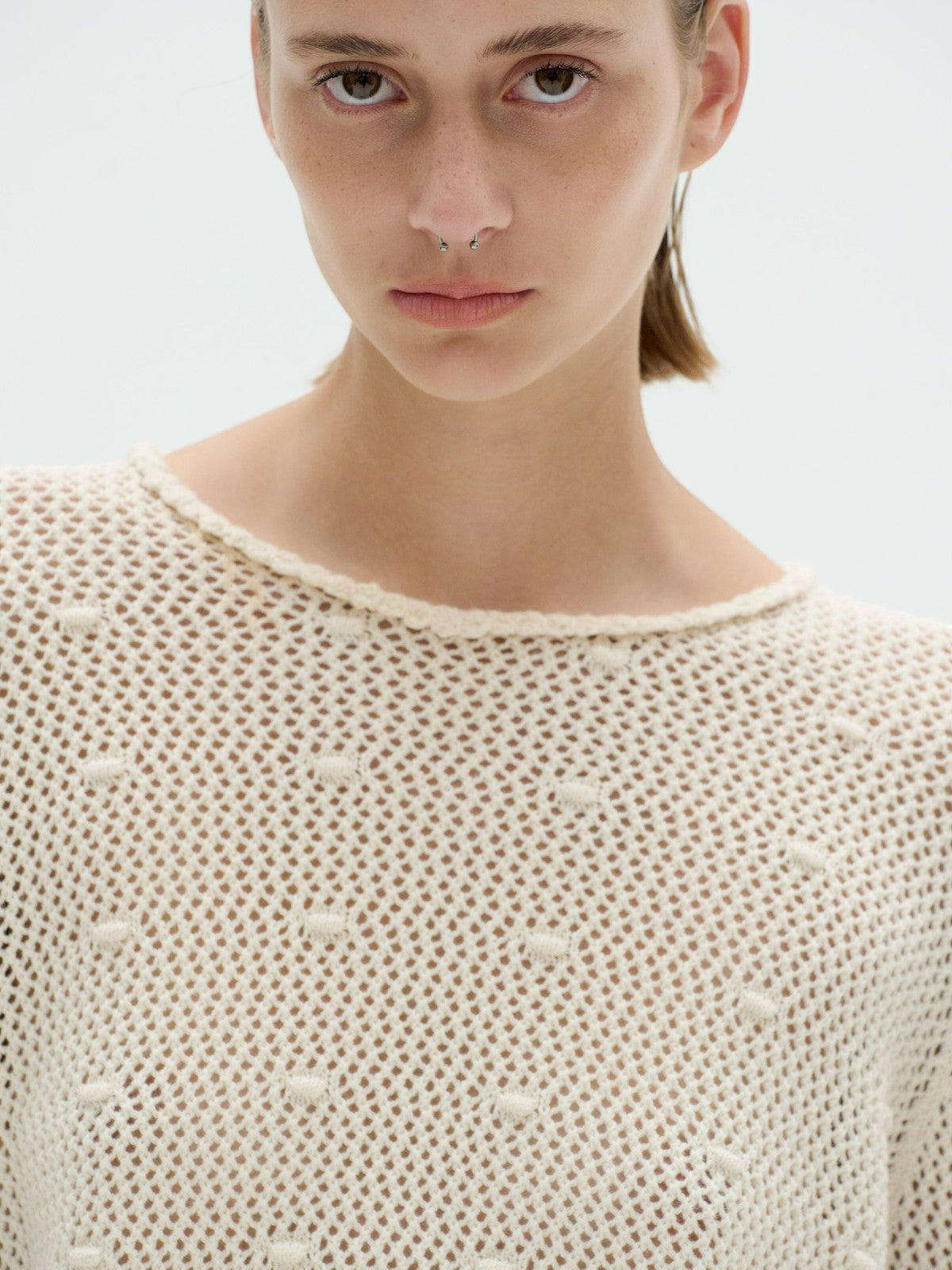 Litoral Top | Sky Blue/Ivory Litoral Top | Sky Blue/Ivory - Fashionkind