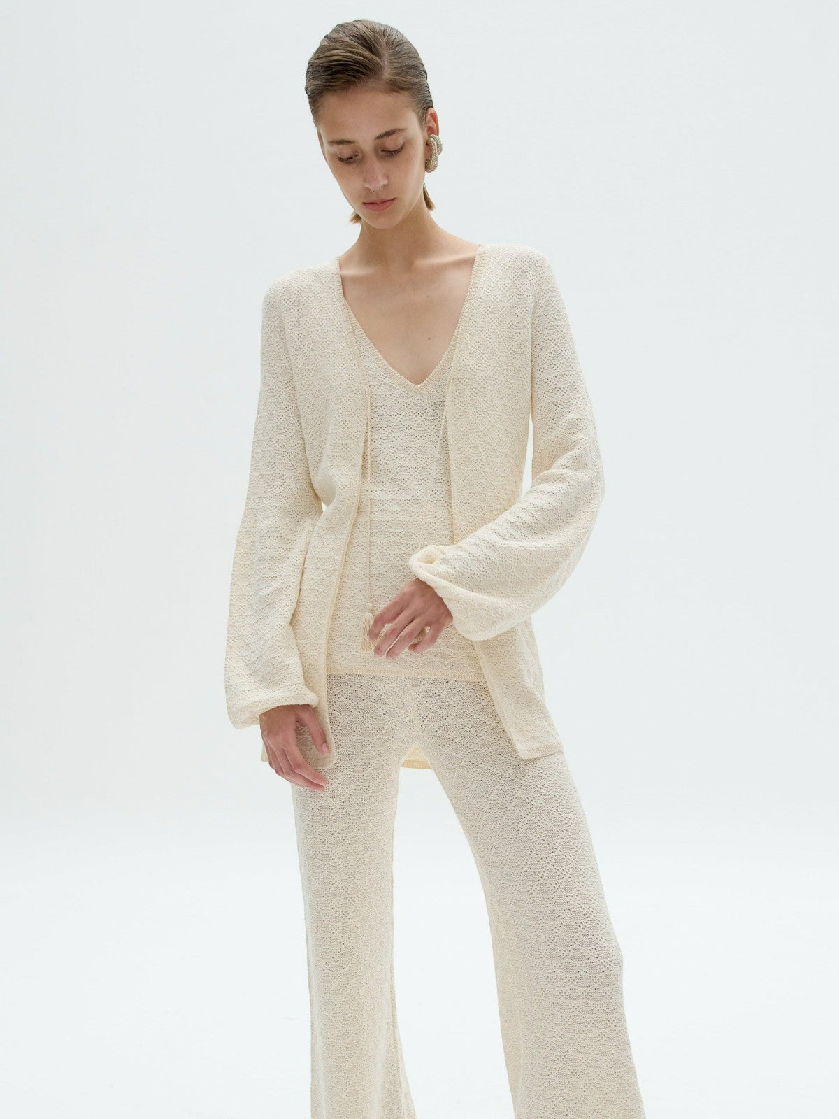 Malecon Cardigan | Ivory Malecon Cardigan | Ivory - Fashionkind
