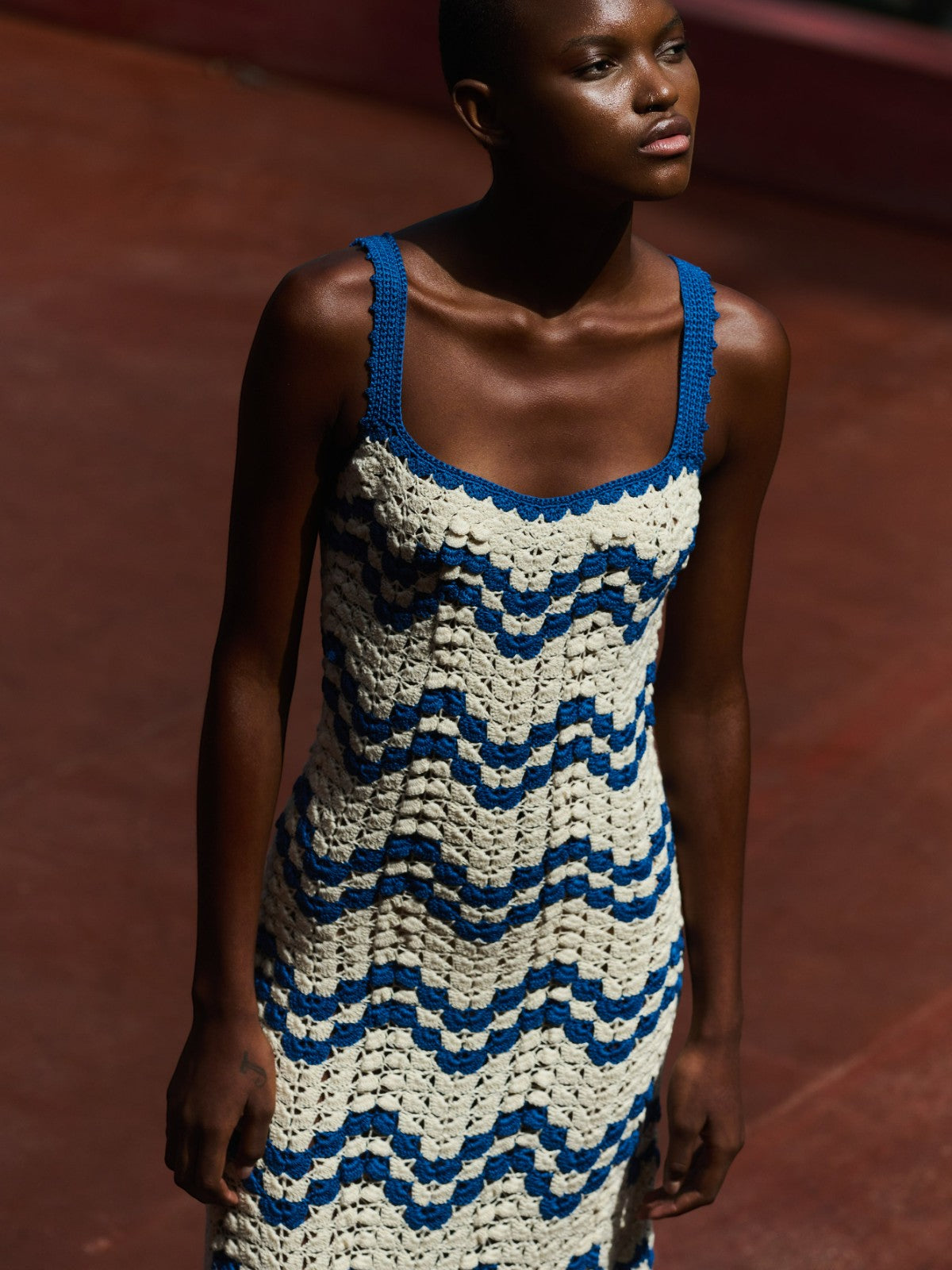 Marea Maxi Dress | Ivory/Blue Marea Maxi Dress | Ivory/Blue