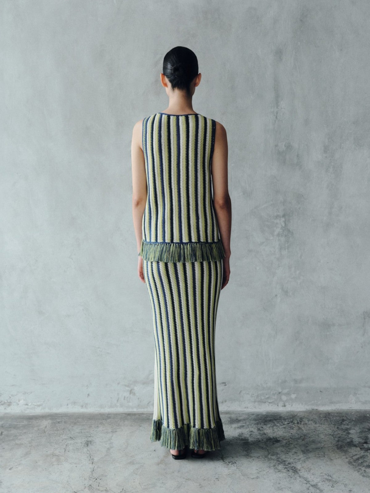 Misti Sleeveless Top | Lime Green/Electric Blue Misti Sleeveless Top | Lime Green/Electric Blue