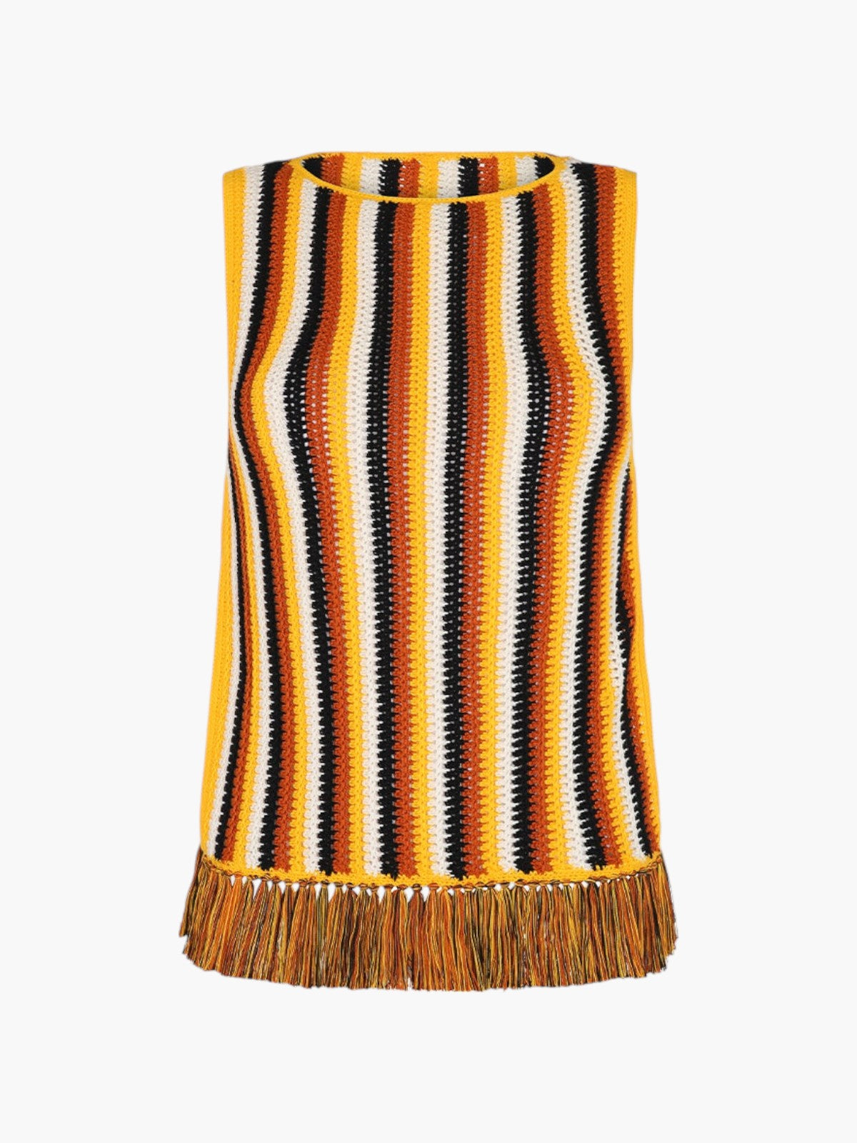 Misti Sleeveless Top | Yellow/Tobacco Misti Sleeveless Top | Yellow/Tobacco