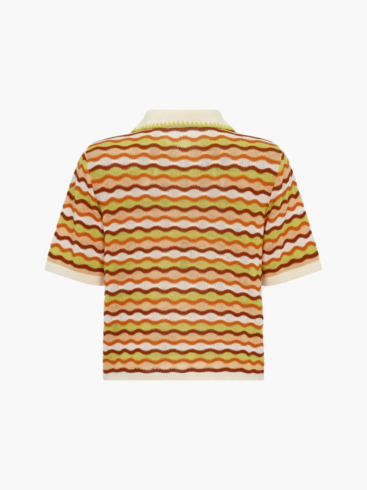 Mullu Polo Shirt | Orange/Lime Mullu Polo Shirt | Orange/Lime - Fashionkind