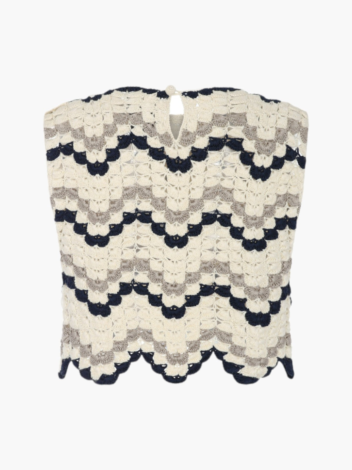 Nieva Top | Ivory/Navy Nieva Top | Ivory/Navy - Fashionkind