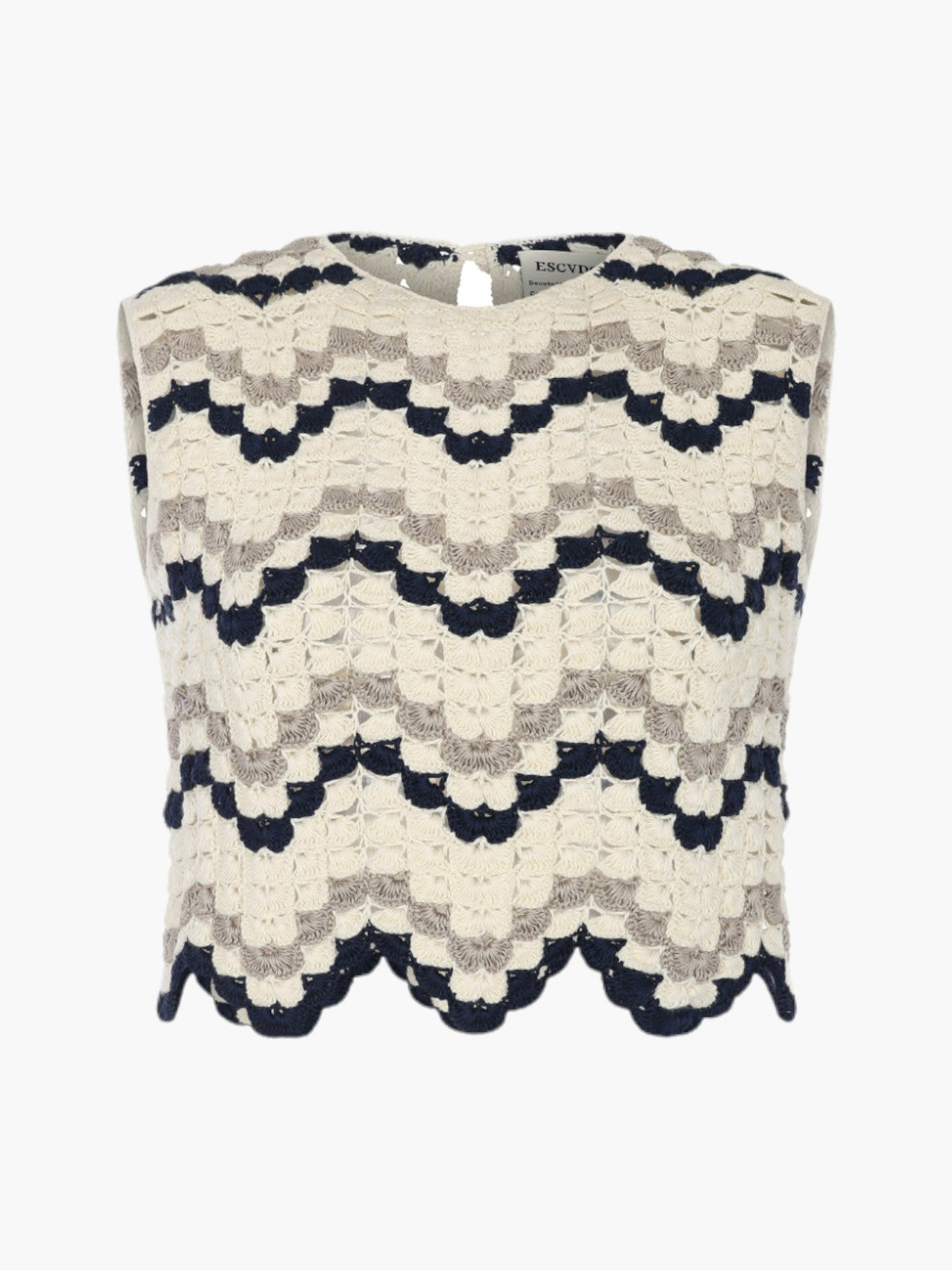 Nieva Top | Ivory/Navy Nieva Top | Ivory/Navy - Fashionkind