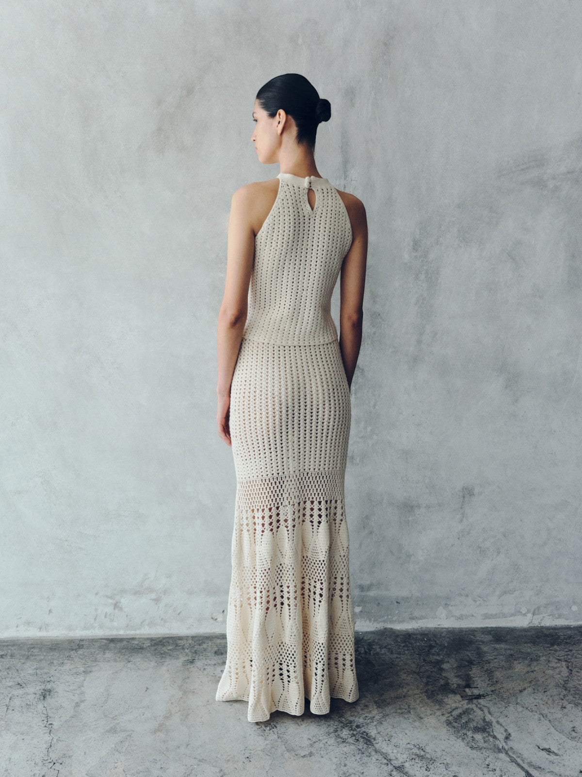 Reflejo Crochet Halter Top | Ivory Reflejo Crochet Halter Top | Ivory