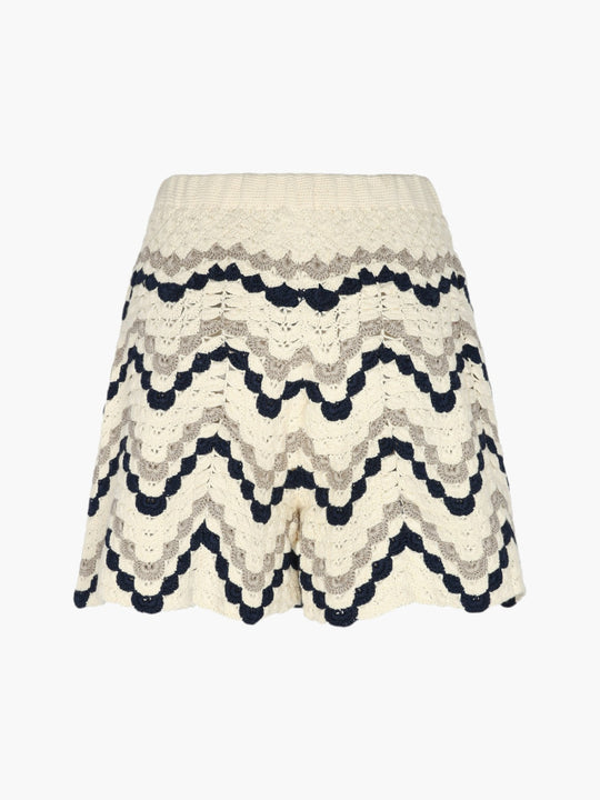 Safi Short | Ivory/Navy