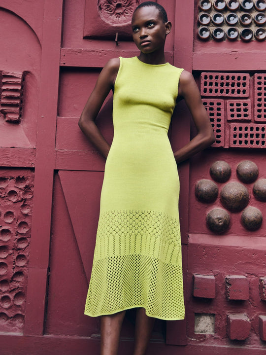 Tondero Dress | Lima Green