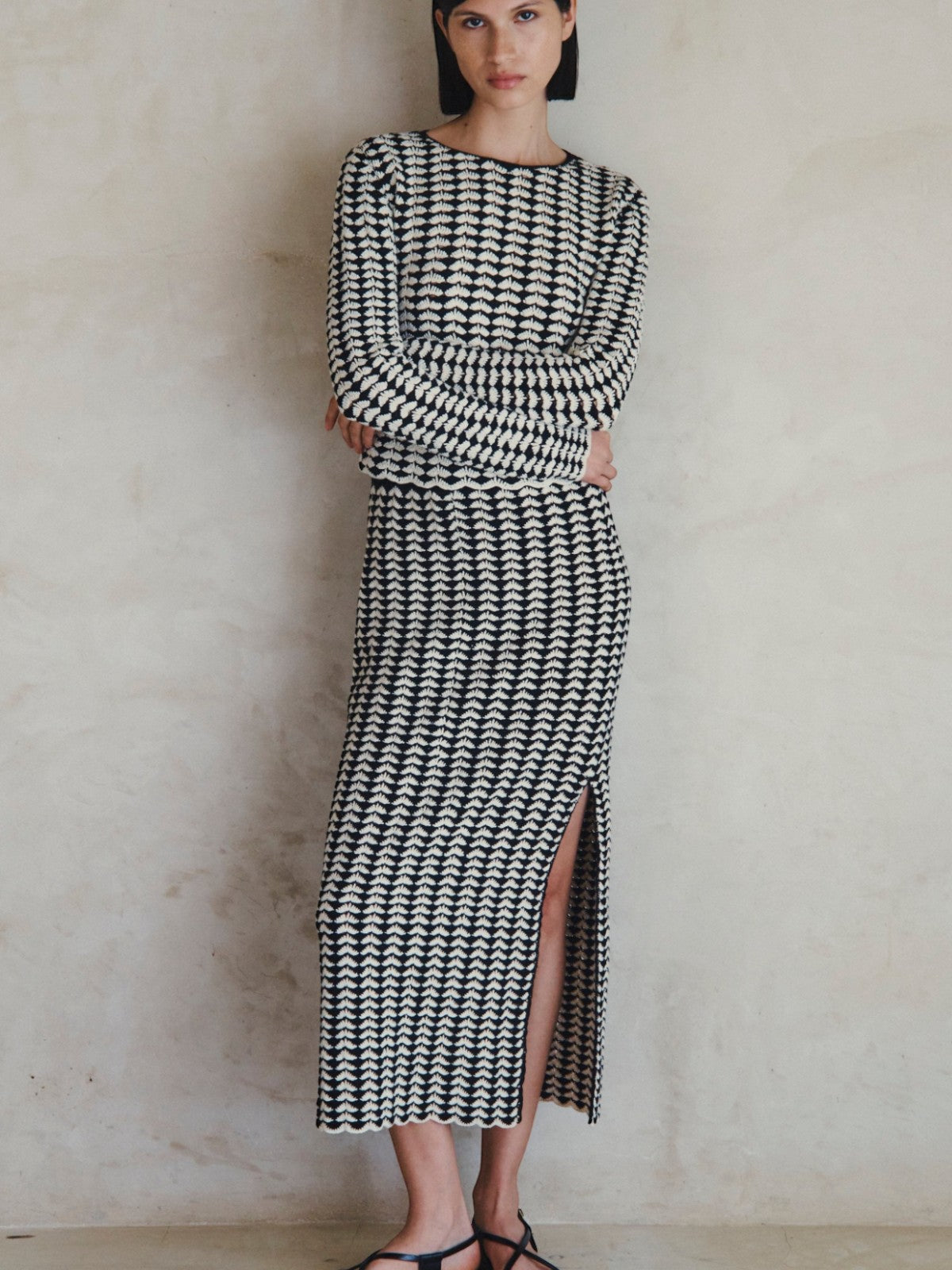 Totora Skirt | Black/Ivory Totora Skirt | Black/Ivory - Fashionkind