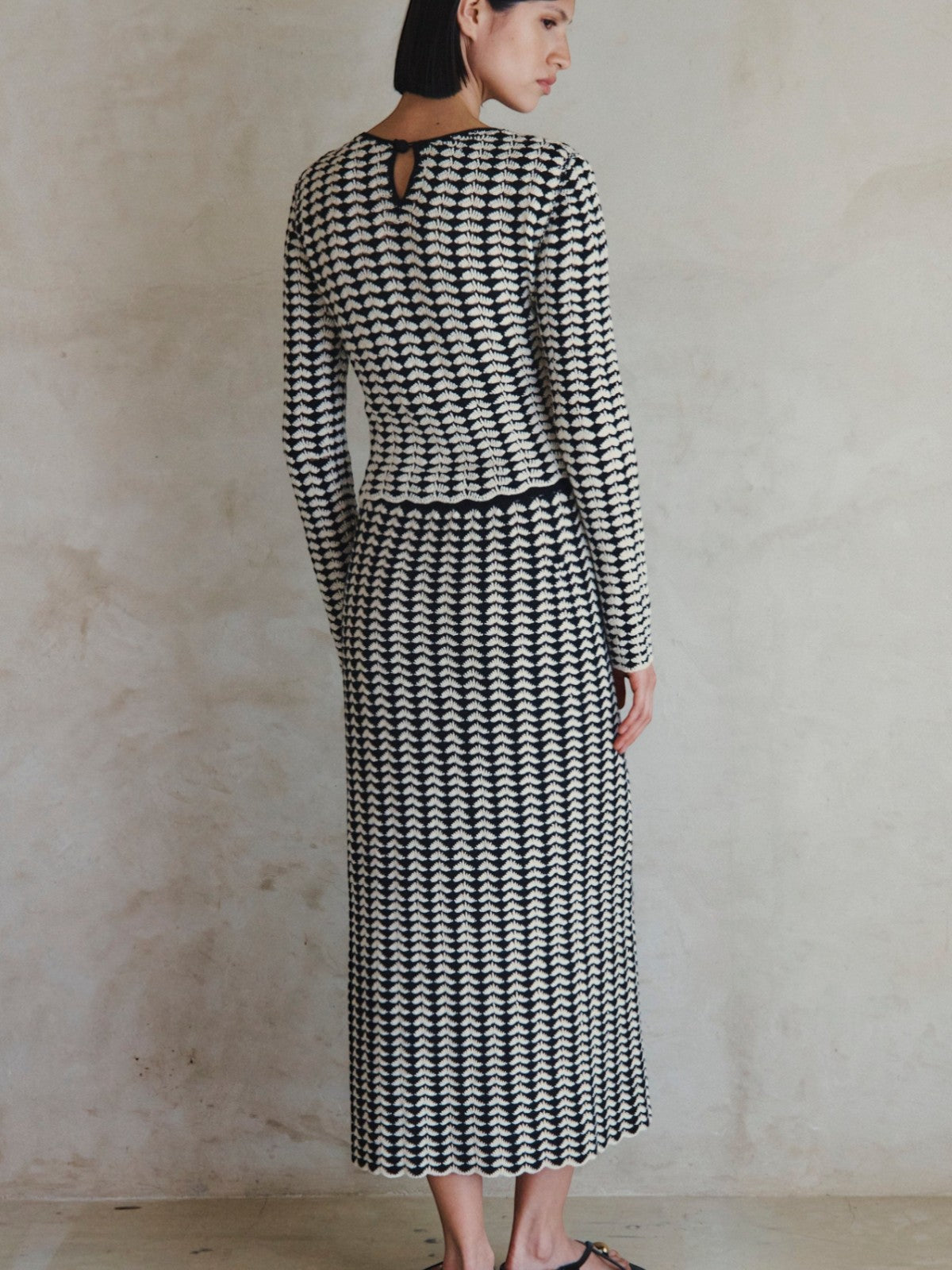 Totora Skirt | Black/Ivory Totora Skirt | Black/Ivory - Fashionkind