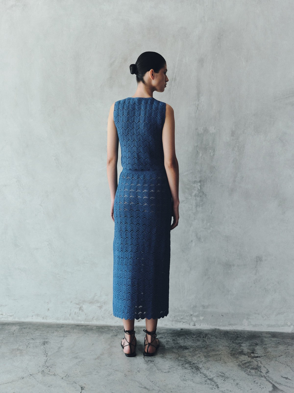 Tumi Crochet Midi Skirt | Electric Blue Tumi Crochet Midi Skirt | Electric Blue