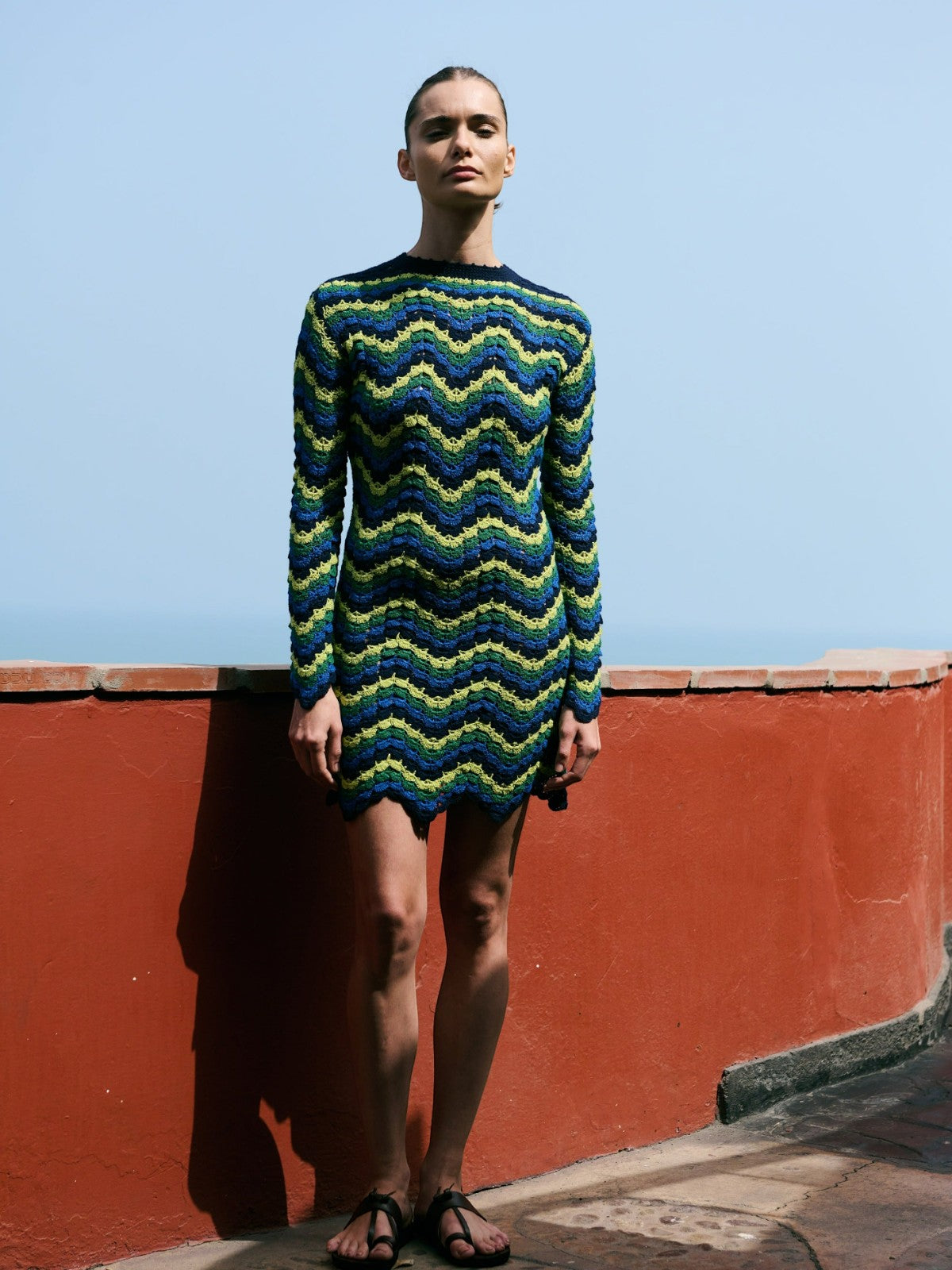 Victoria Mini Dress | Blue/Green Victoria Mini Dress | Blue/Green - Fashionkind