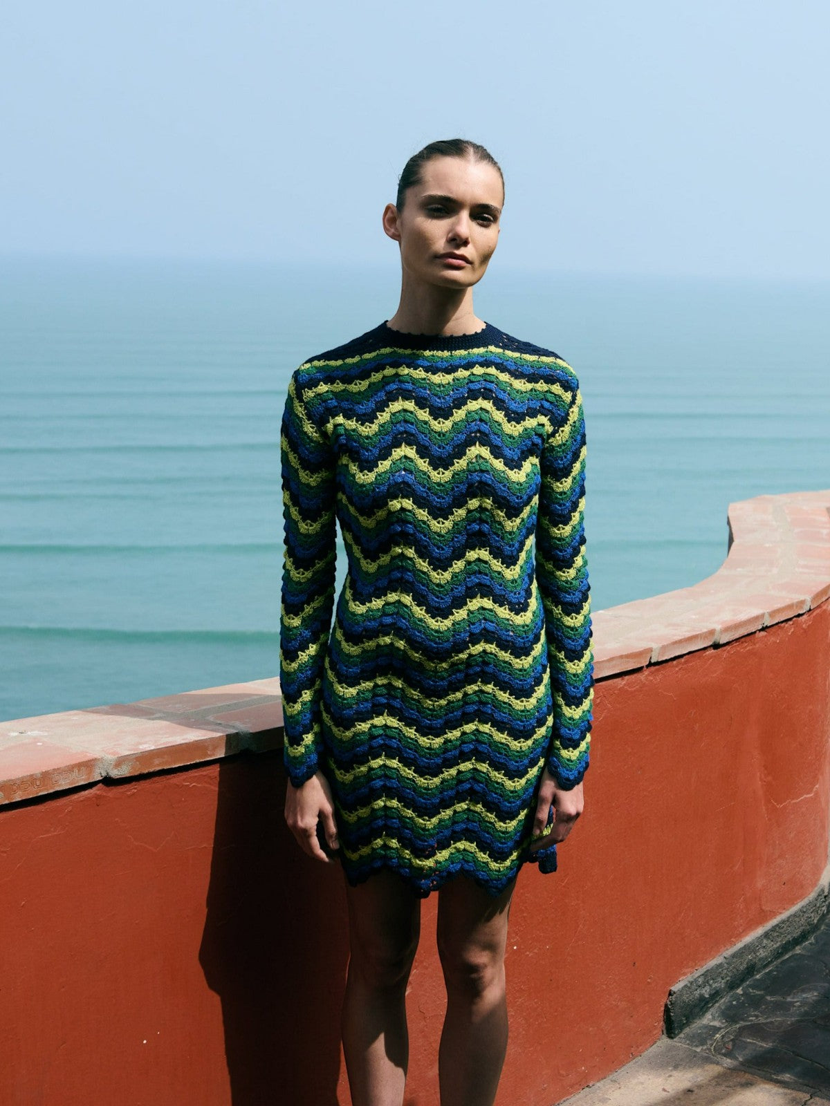 Victoria Mini Dress | Blue/Green Victoria Mini Dress | Blue/Green - Fashionkind