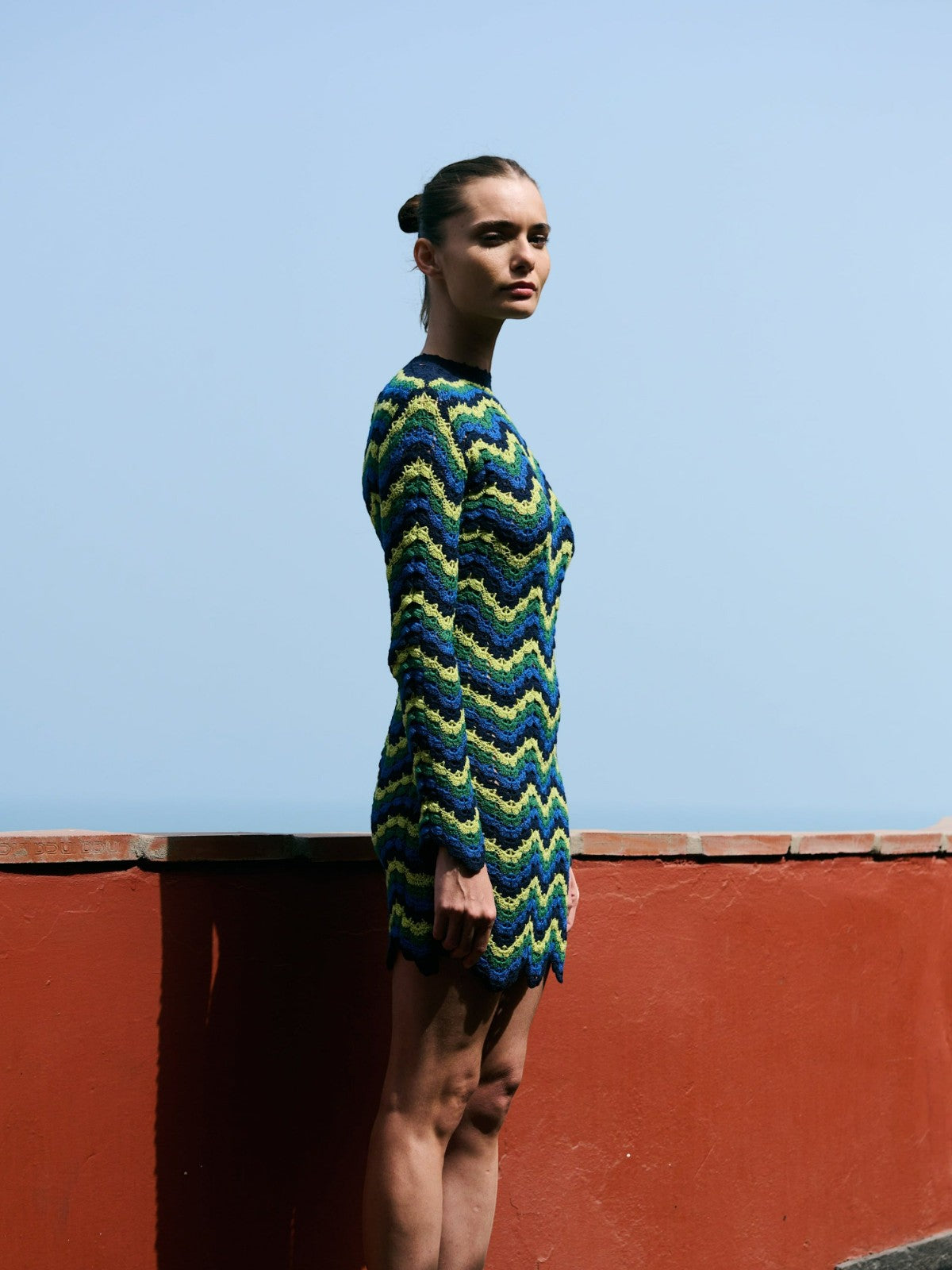Victoria Mini Dress | Blue/Green Victoria Mini Dress | Blue/Green - Fashionkind