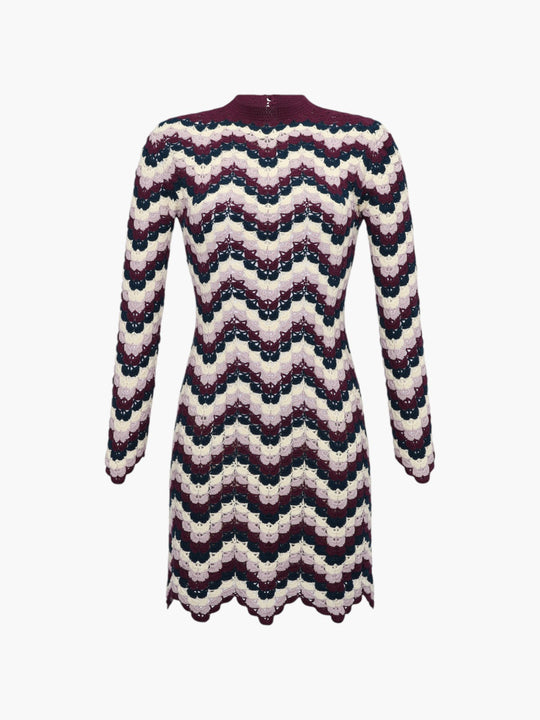 Victoria Mini Dress | Grape/Blue