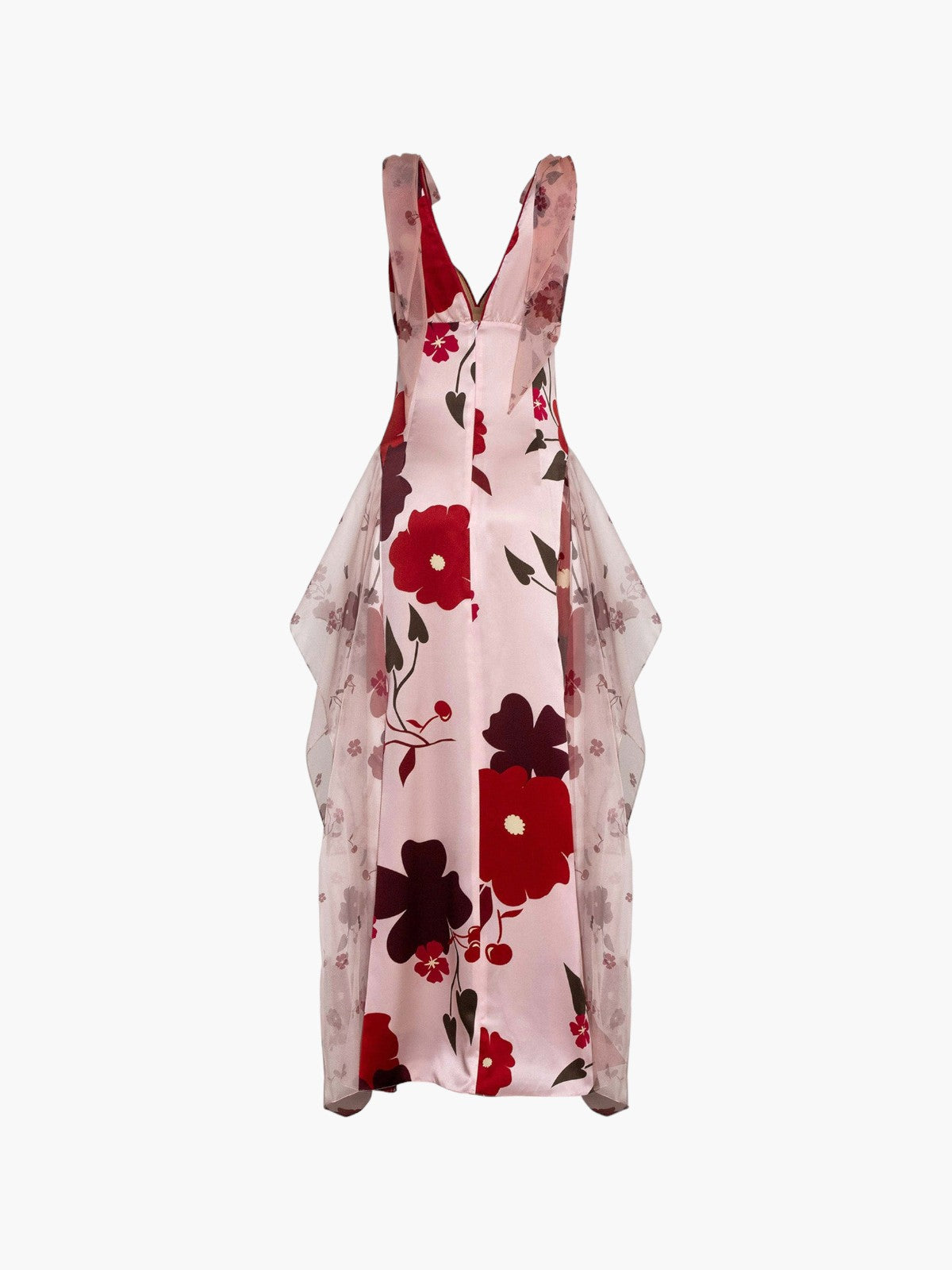 blossom red dress Ruby Blossom Floral Dress