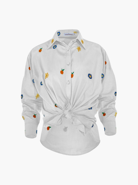 Morning Glory Button Down Shirt Line