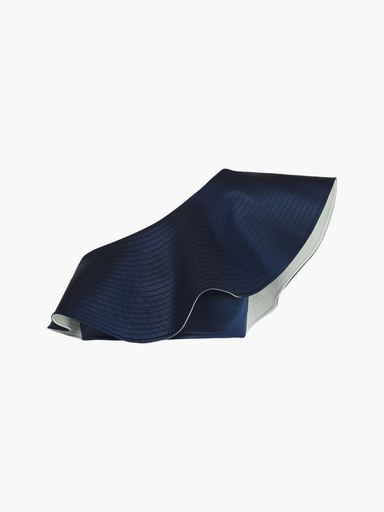 Sunset Waves Top | Metal Blue