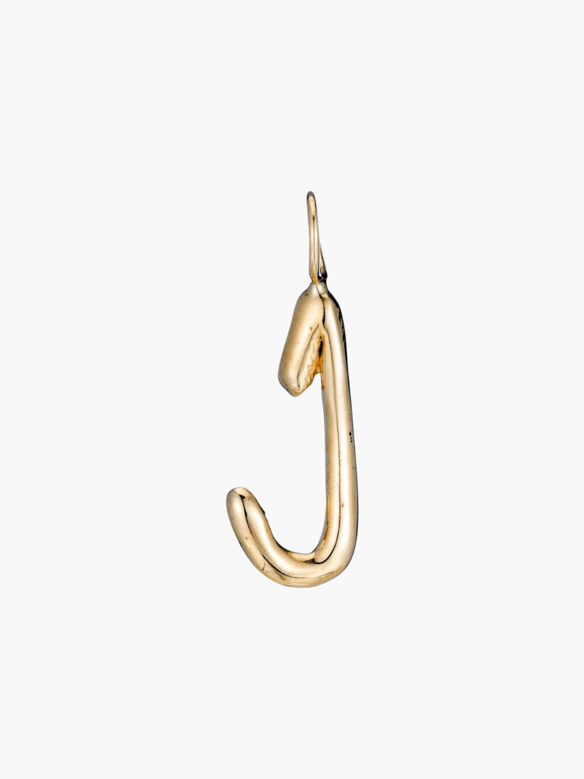 Raw Letter Charm | Gold Raw Letter Charm | Gold