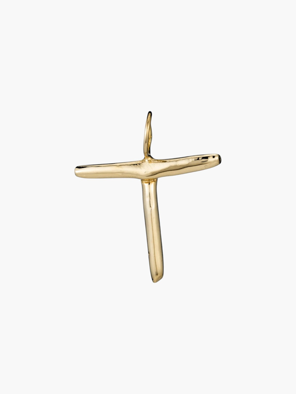 Raw Letter Charm | Gold Raw Letter Charm | Gold
