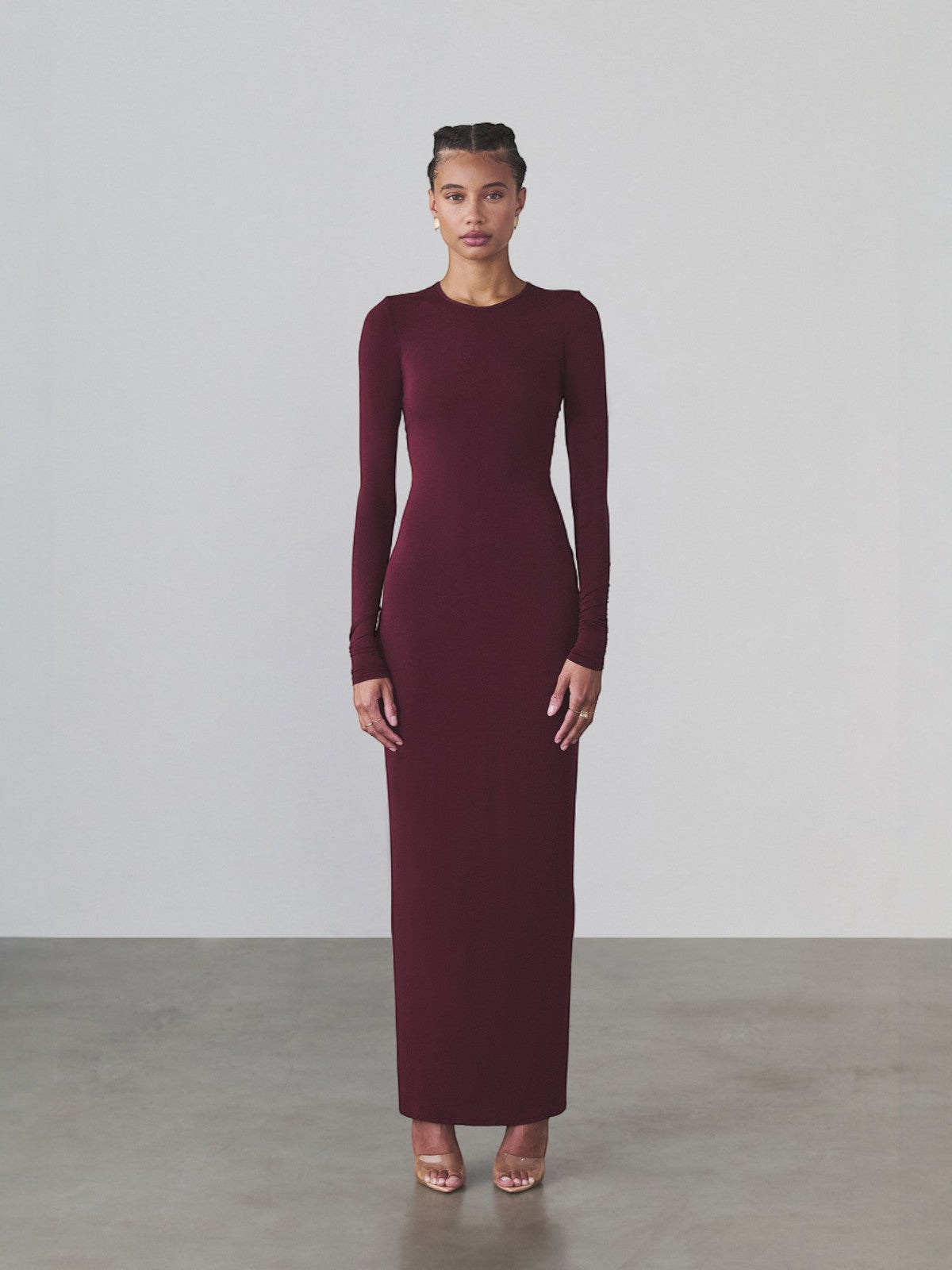 Carmen Maxi Dress | Burgundy