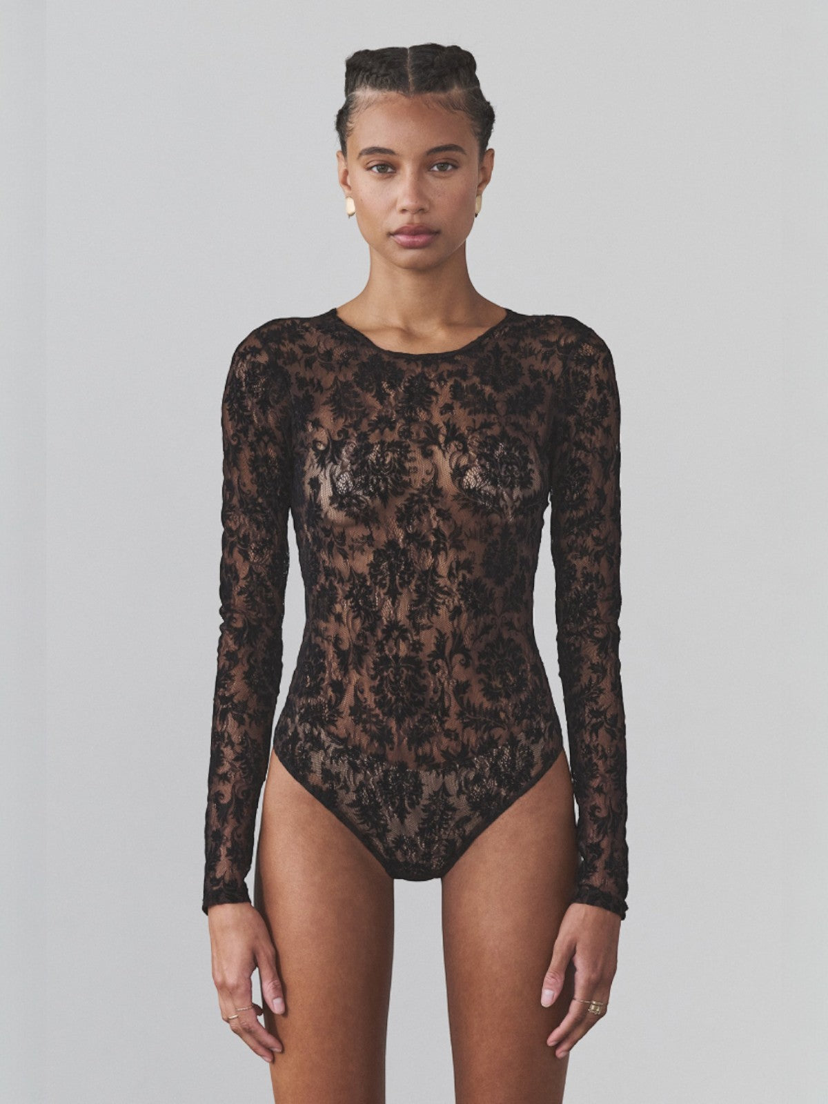 Dasha Lace Bodysuit | Black