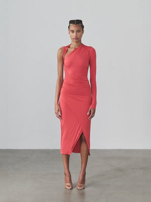 artemis formal dress pink ARTEMIS SATIN MINI DRESS main image 0