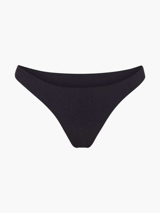 Eighties High-Cut Bikini Bottom | Black