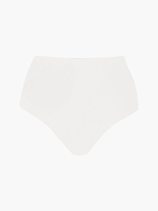 High-Waist Bikini Bottom | White