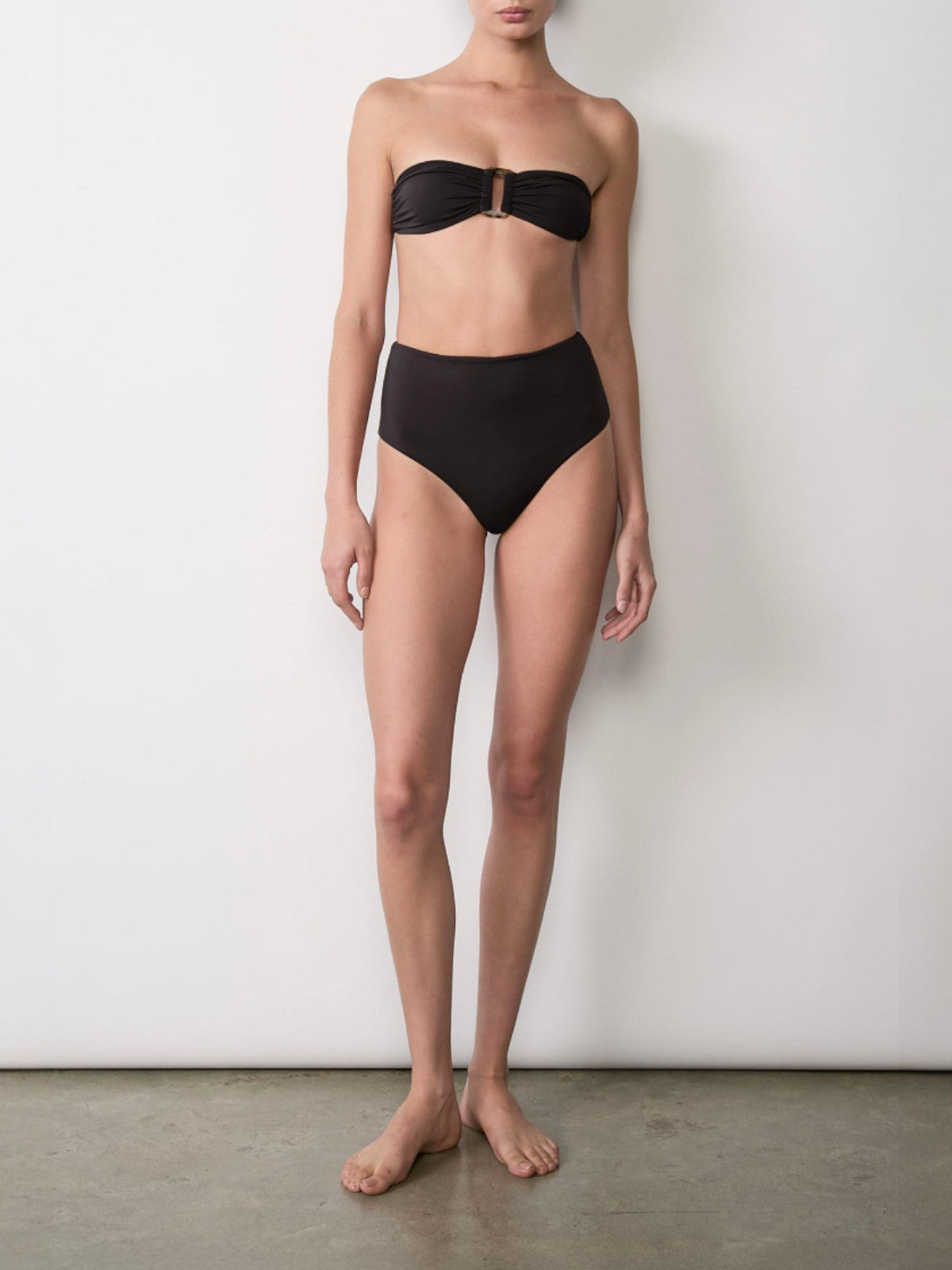 High-Waist Bikini Bottom | White High-Waist Bikini Bottom | White