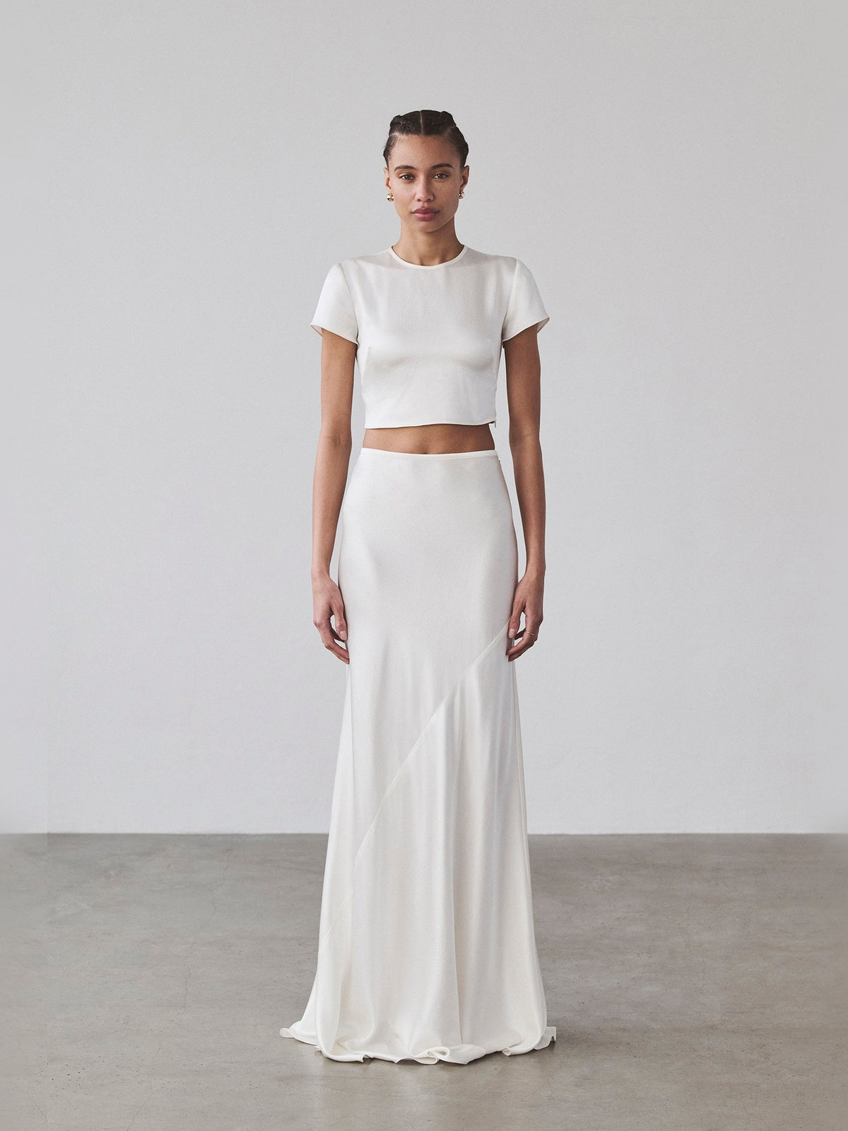Andy Skirt - Pure Silk | White Andy Skirt - Pure Silk | White - Fashionkind