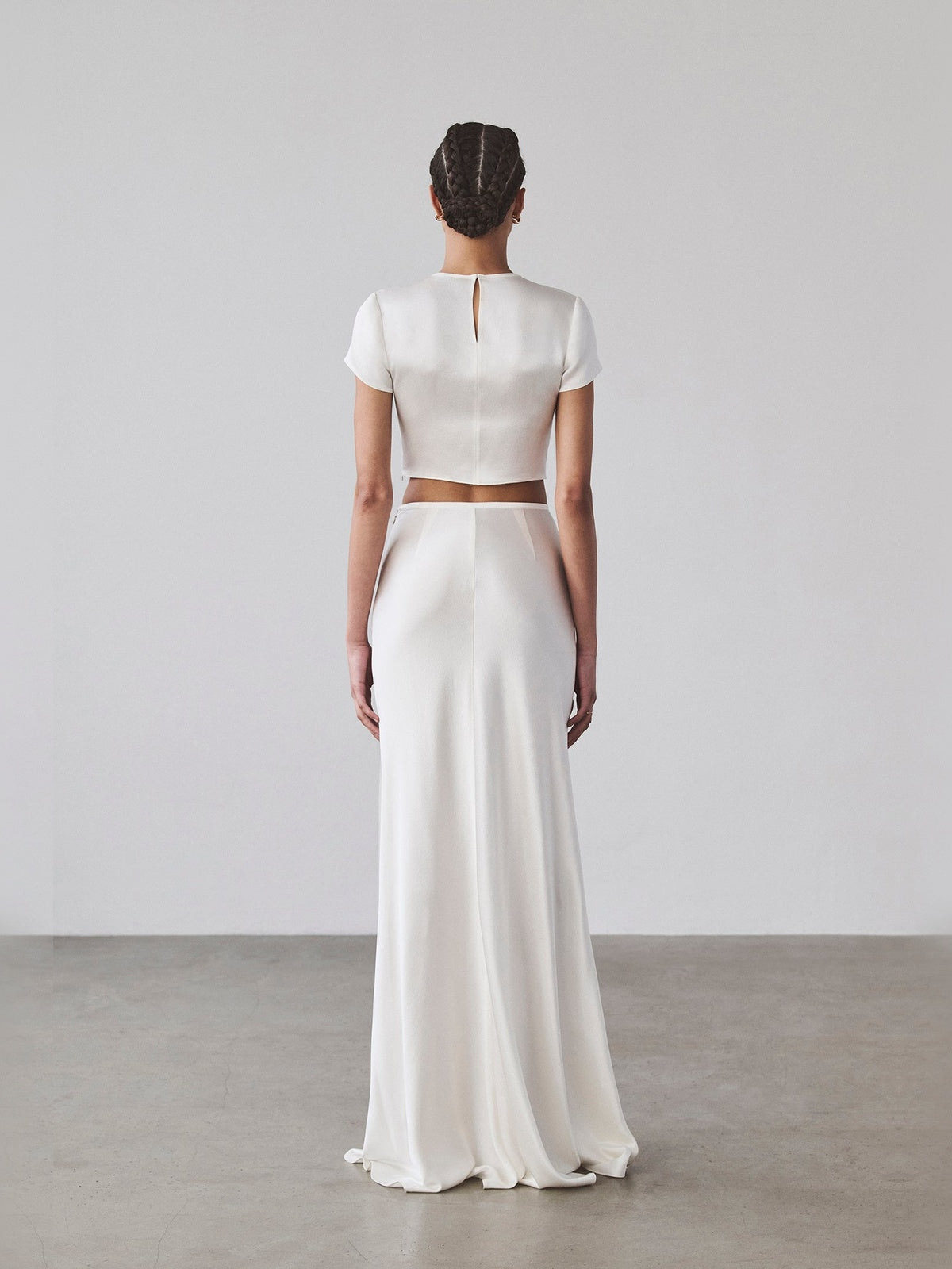 Andy Skirt - Pure Silk | White Andy Skirt - Pure Silk | White - Fashionkind